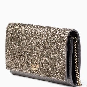 Kate spade ❤♠️Milou Gunmetal Glitter